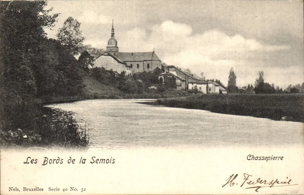 As margens da Semois — Chassepierre — Nels, Bruxelas, Série 40 No. 32 - Frente