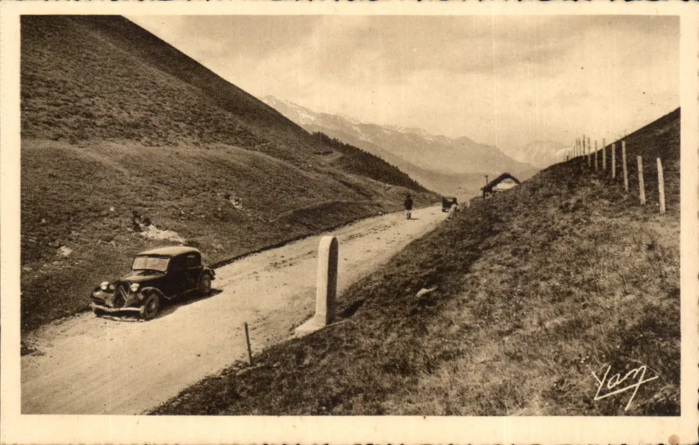 Überquerung des Col de Peyresourde — Von Bagnères-de-Bigorre nach Luchon über die Thermalstraße Nr. 1 — Edition Photo Quinault, Lourdes - Vorderseite
