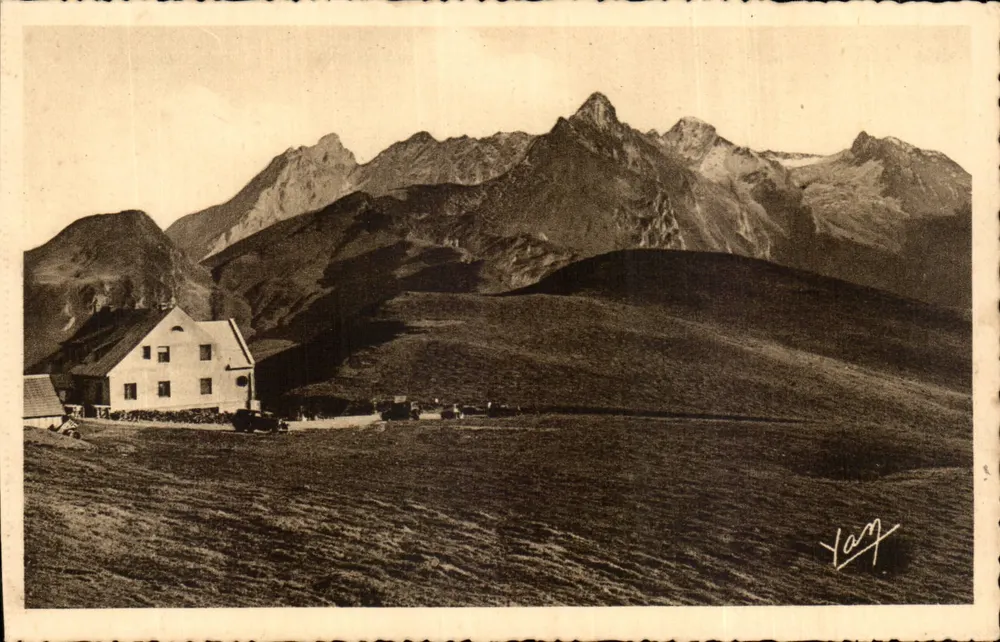 Der Aubisque-Pass — Thermalroute N°3, Eaux-Bonnes bis Argelès-Gazost — Majestätische Ansicht — Photo Edition Quinault, Lourdes - Vorderseite
