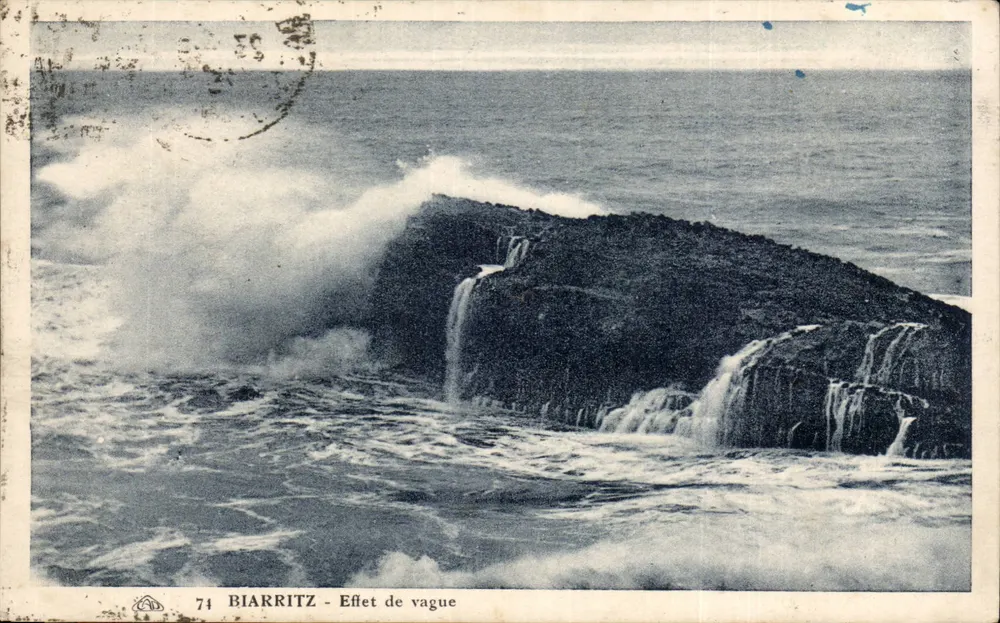 Biarritz - Efeito de onda — série 74 — editor não identificado - Frente