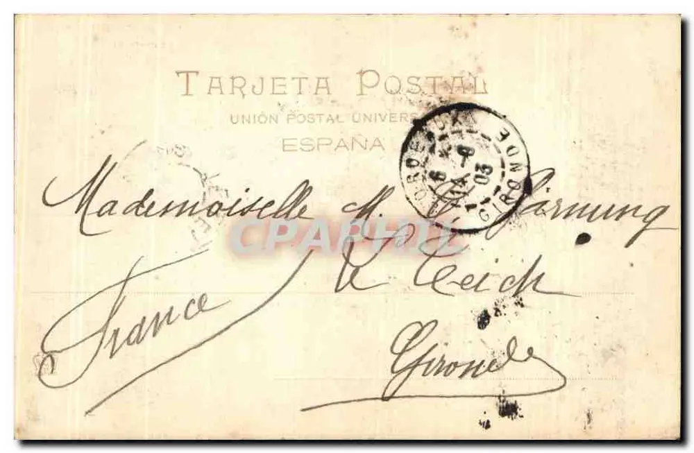 San Sebastián — Das Casino — Hauser y Menet, Madrid, n°49 - Rückseite