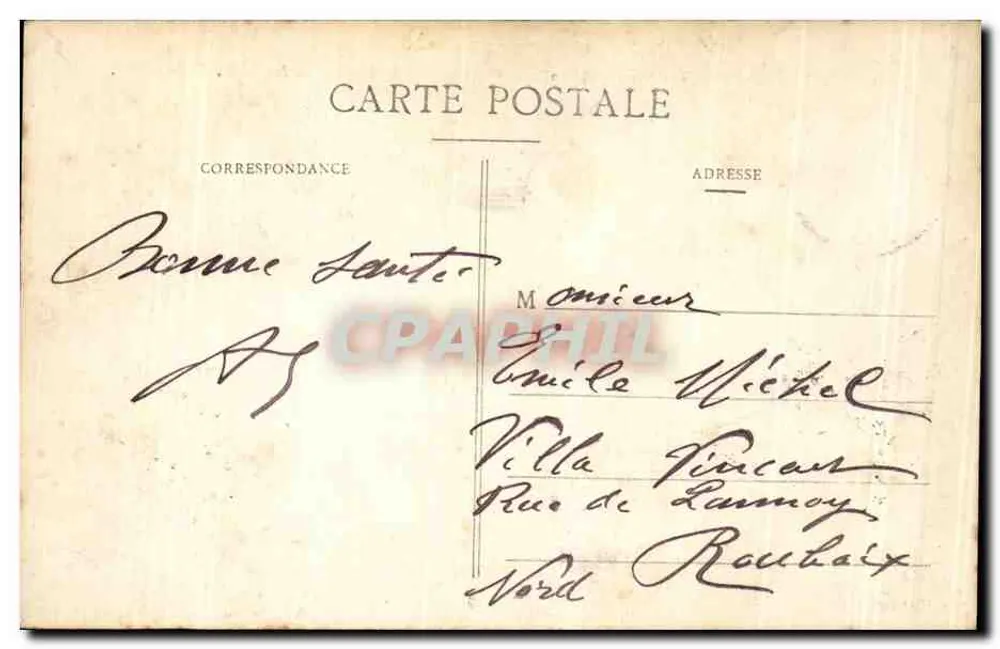 Montbéliard — Ansicht des Allan von der Eisenbahnbrücke — L. Tallat, Verlag - Rückseite