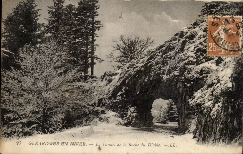Gérardmer im Winter — Le Tunnel de la Roche du Diable — LL - Vorderseite