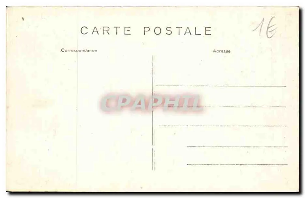 Templo antigo — Ruínas romanas — A. Vincent, 4 Rue des Beaux-Arts — Paris - Verso