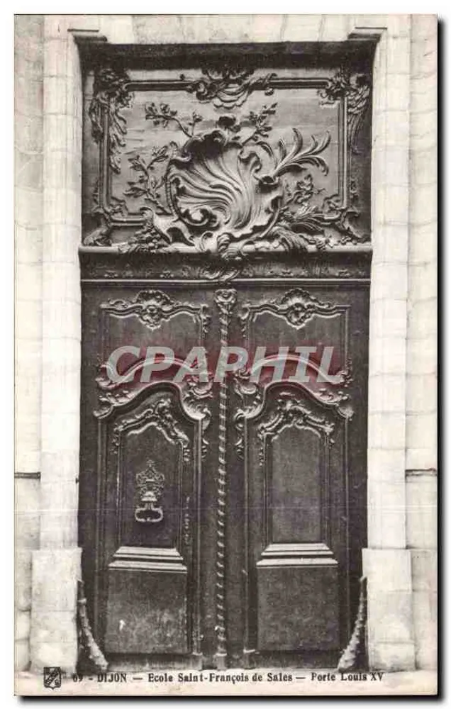Dijon — École Saint-François de Sales — Porte Louis XV - Vorderseite