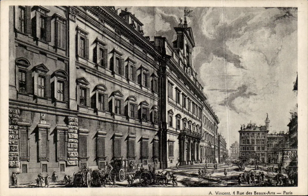 Rue des Beaux-Arts — Paris — A. Vincent, 4 Rue des Beaux-Arts — Paris - Frente
