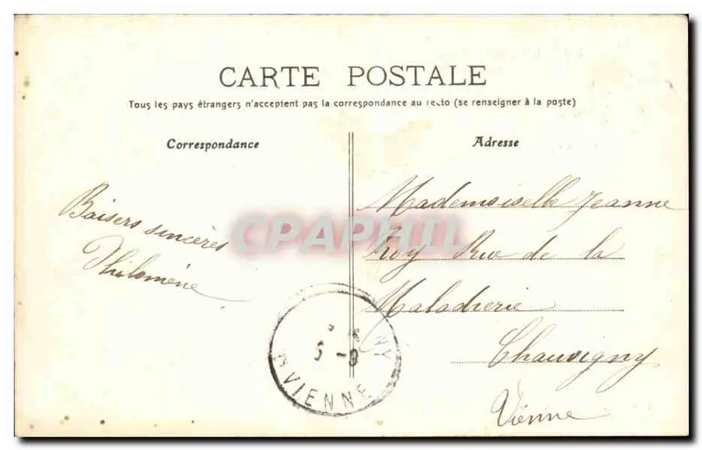 Loudun - L'Hospice — vista aérea — Dando-Berry, Loudun 409 - Verso