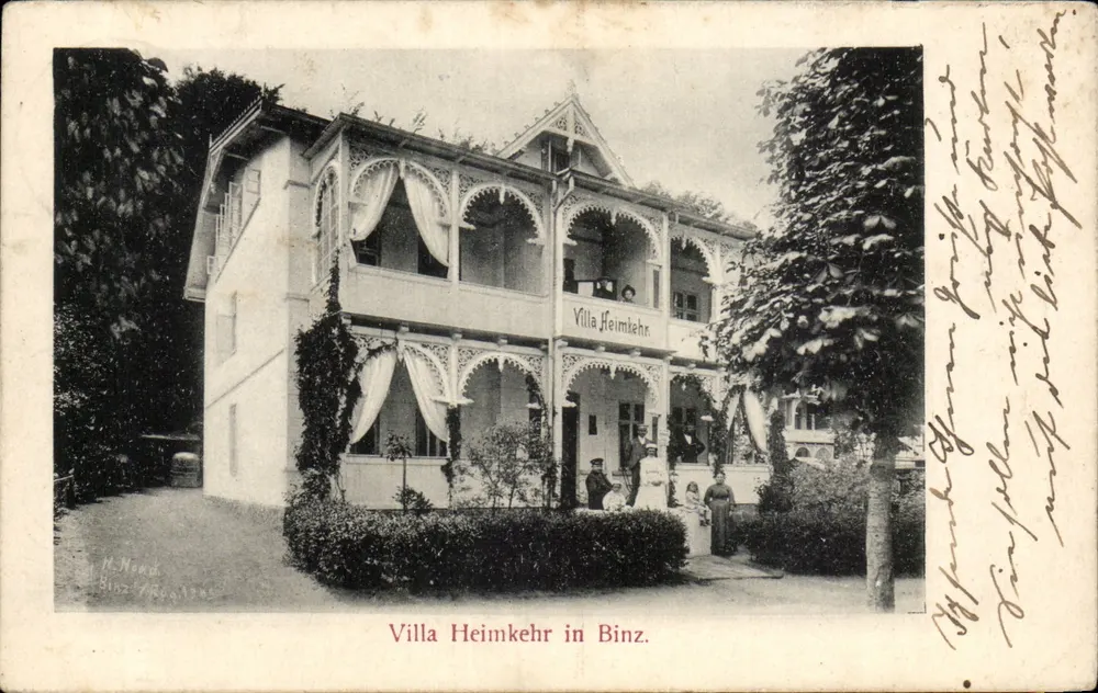 Villa Heimkehr em Binz — H. Hand, Binz / Rügen, 1902 - Frente