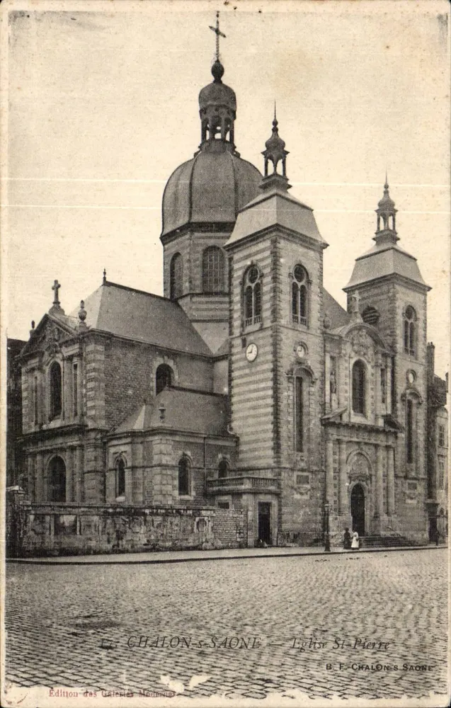 Chalon-sur-Saône — Igreja de São Pedro — Edição das Galerias Maumene - Frente