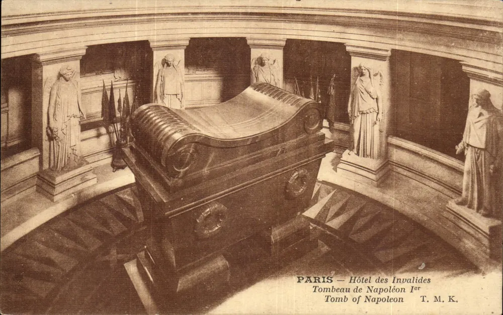 Paris — Hôtel des Invalides — Grabmal von Napoleon I. — T. M. K. - Vorderseite