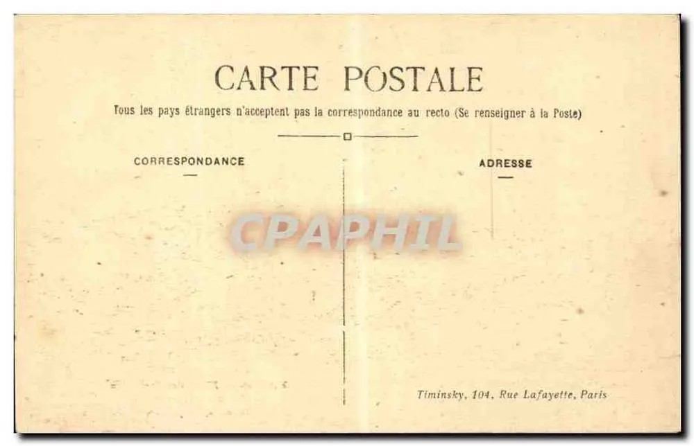 Paris — Hôtel des Invalides — Grabmal von Napoleon I. — T. M. K. - Rückseite