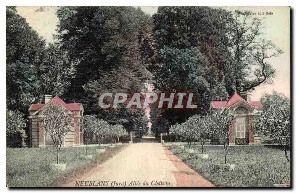 Neublans (Jura) — Avenida do Castelo — Éditeur Dôle - Frente