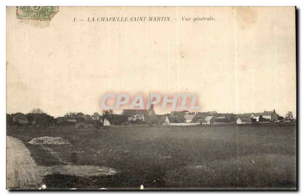 La Chapelle-Saint-Martin — Vista generale — editore sconosciuto, n° di serie 1 - Recto