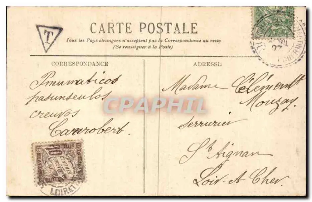 La Chapelle-Saint-Martin — Vista generale — editore sconosciuto, n° di serie 1 - Verso