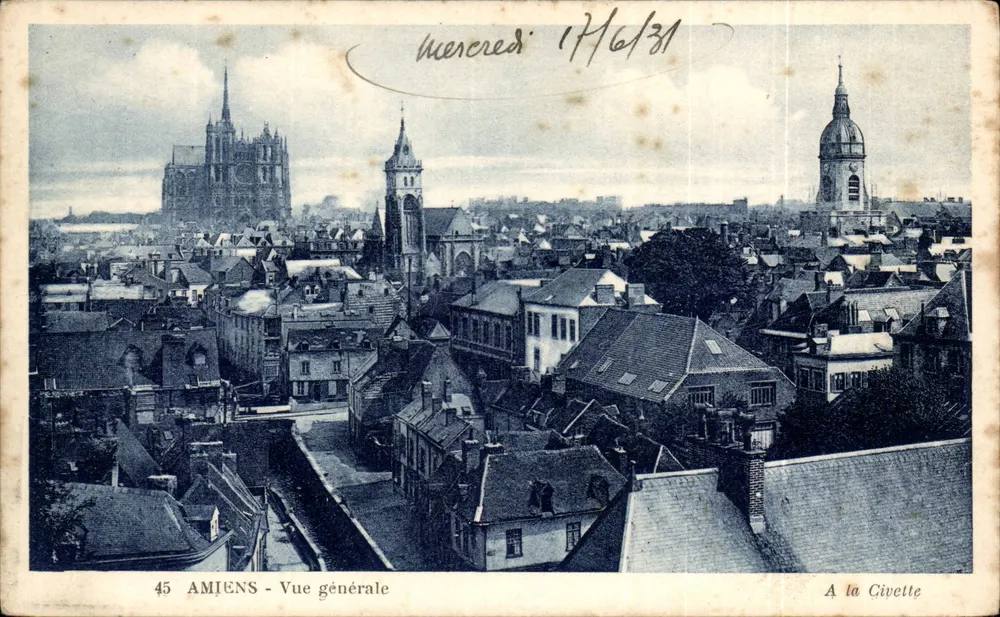 Amiens - Vista geral — A la Civette, n°45 - Frente