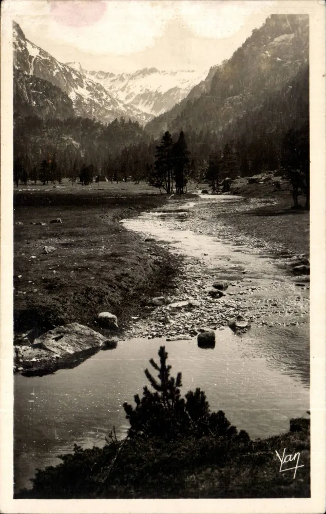 Der Plateau von Cayan — Tal des Marcadau — Photo Edition Quinault, Lourdes - Vorderseite