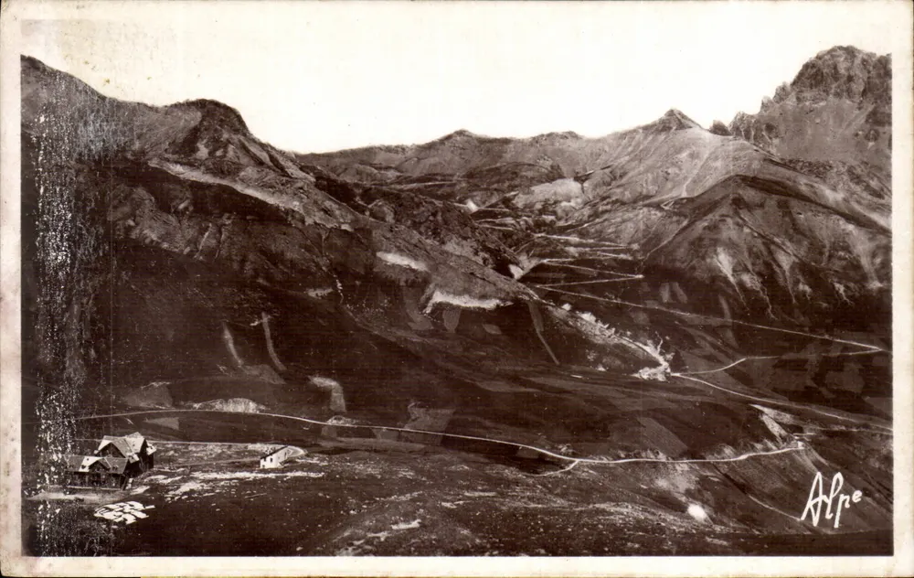 Der Lautaret (2058 m) — Die Chalets und die Galibier-Kurven — Edit. d'Art Jourdan, Librairie Alpine, Brinon - Vorderseite