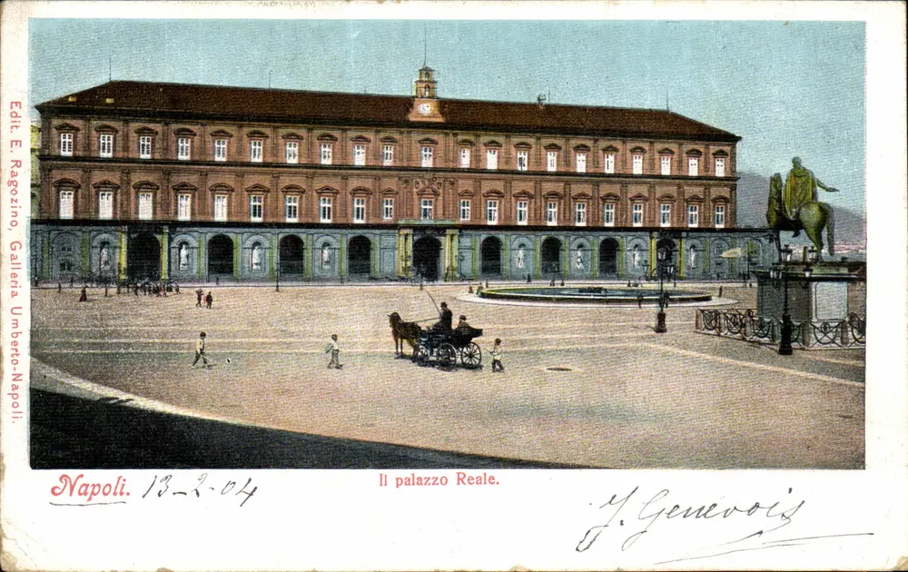 Neapel — Palazzo Reale — Edit. E. Ragoino, Galleria Umberto, N° 13-2-04 - Vorderseite