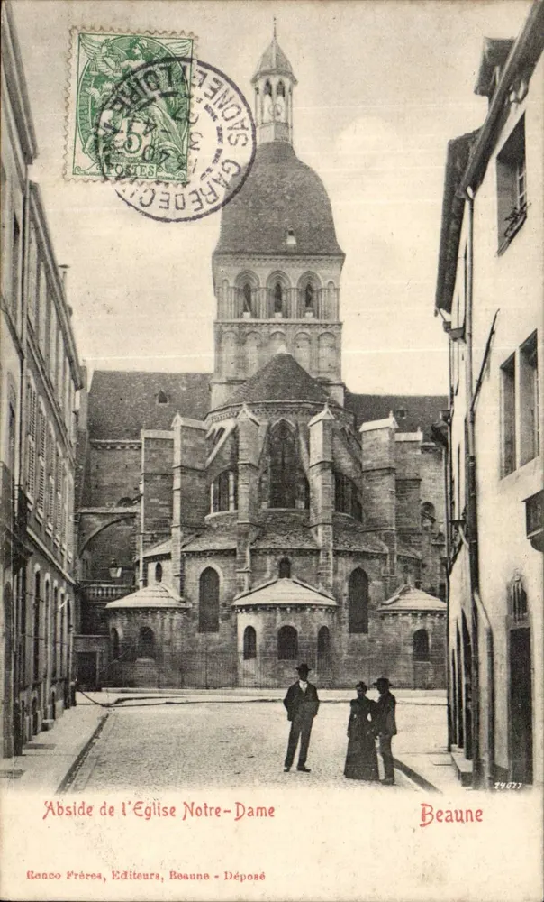 Abside da Igreja Notre-Dame — Beaune — Ronco Frères, Editores, Beaune — n° 24077 - Frente