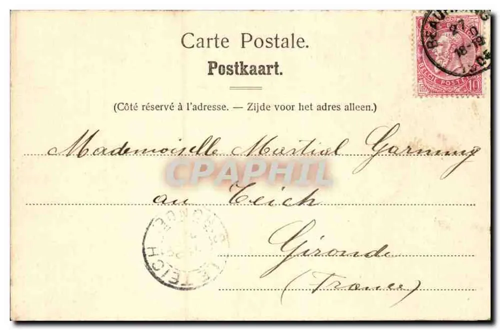 Florenville — La Semois — Neis Bruxelles, Serie 40 Nr. 94 - Rückseite
