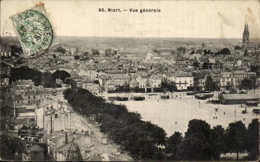 Niort — Ogólny widok — Journ. Niort, n°60 - Awers
