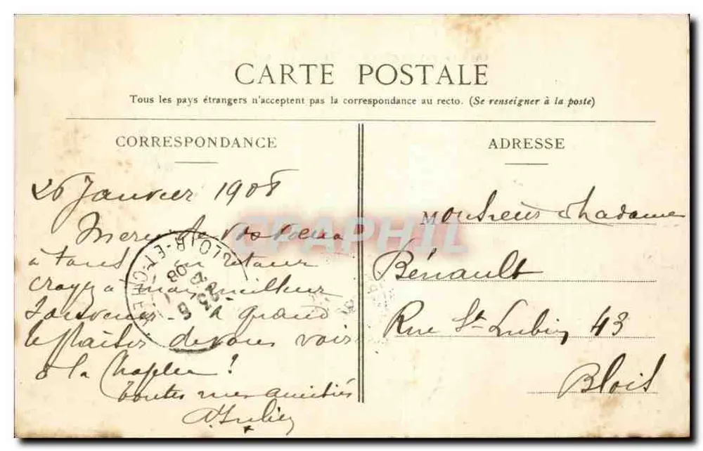 La Chapelle Saint-Martin — Vue générale — Lemaire, éditeur - Verso