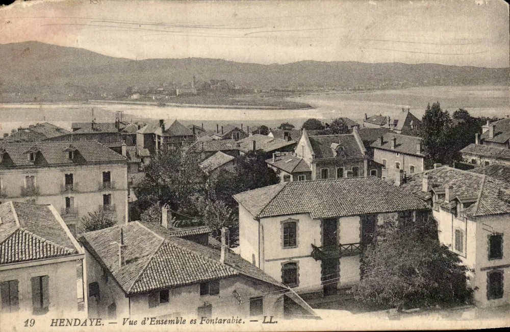 Hendaye — Ogólny widok Fontarabie — LL. - Awers