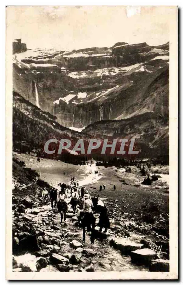 Gavarnie — Der Weg zum Cirque, auf dem Plateau von la Prade — Photo Lourdaut - Vorderseite