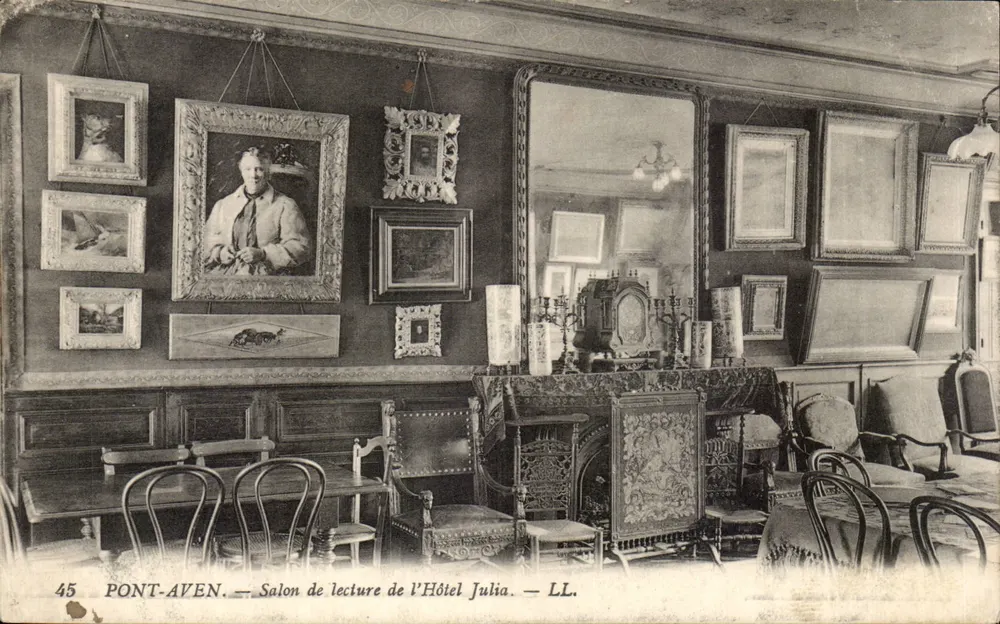 Pont-Aven — Lesesaal des Hôtel Julia — LL. - Vorderseite