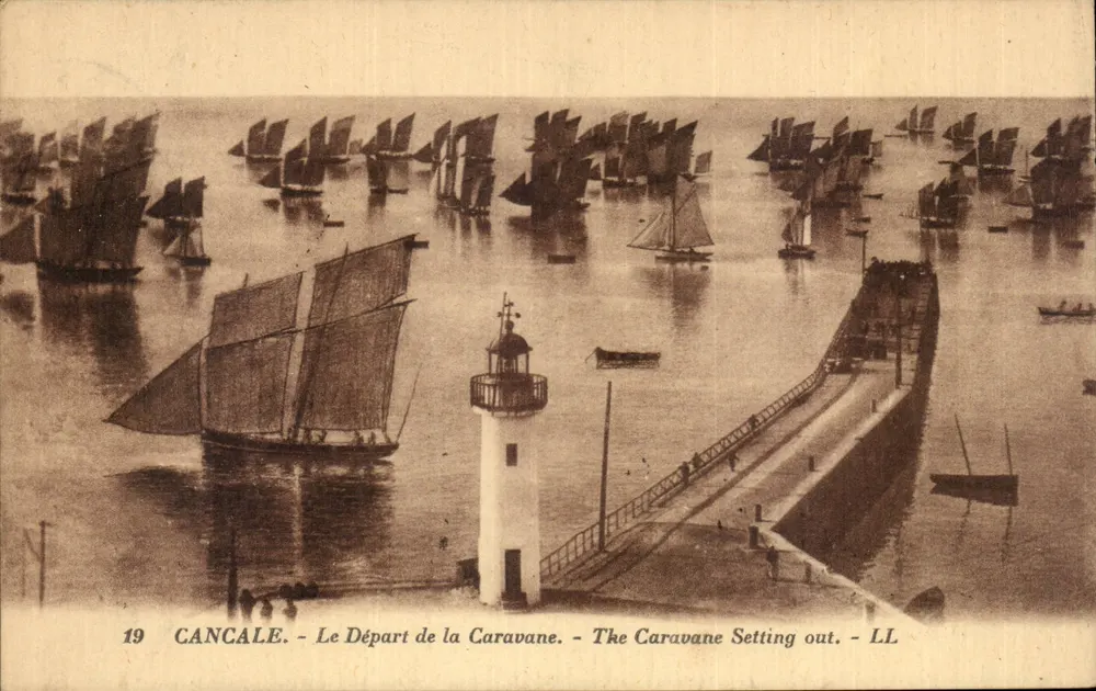 Cancale — Le Départ de la Caravane — LL - Frente