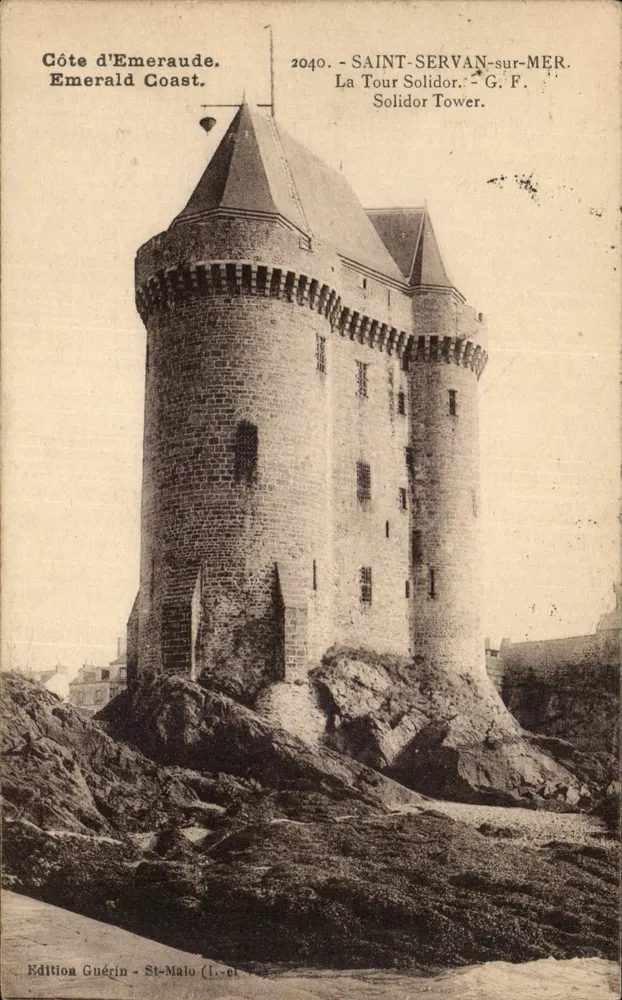 Saint-Servan-sur-Mer — Torre Solidor — Edição Guérin - St-Malo (n°2040) - Frente