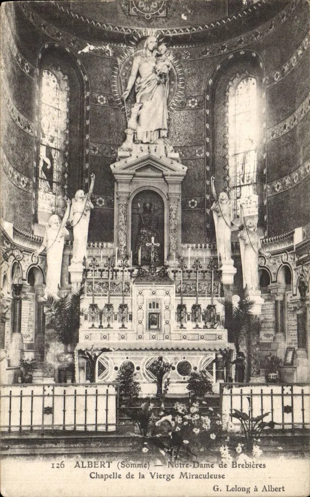 Albert (Somme) — Kapelle der Gottesmutter — G. Lelong in Albert - Vorderseite