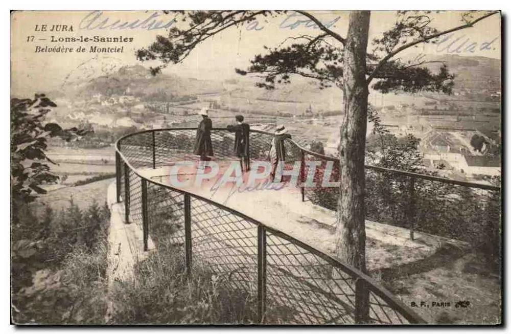 Lons-le-Saunier — Belvédère de Montciel — B. F. Paris - Vorderseite