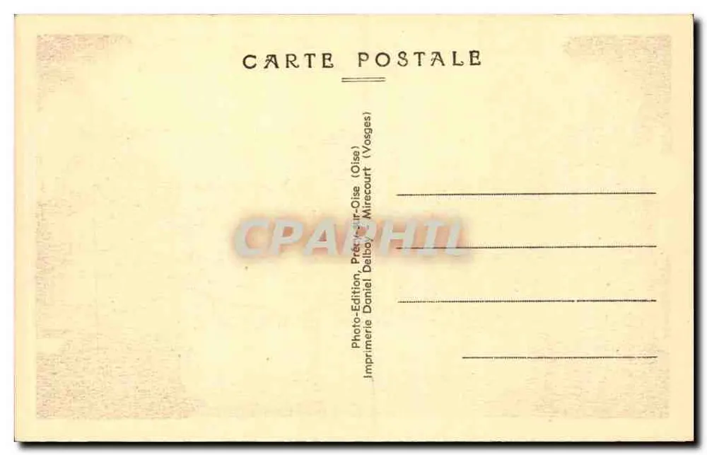 Castelo de Laversine (Oise) — Cour d'Honneur — Photo-Edition Daniel Delboy (Vosges) - Verso