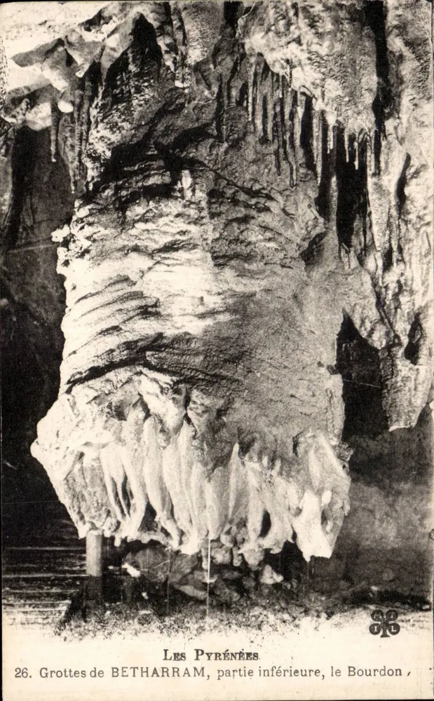 Grotte di BETHARRAM, parte inferiore, il Bourdon — I Pirenei — n°26 - Recto