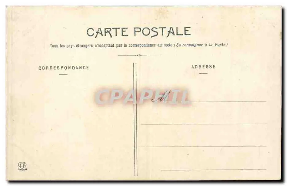 Monts Maudits, vom Port de Vérasque aus gesehen — in der Nähe von Luchon — 1. Serie — Phototype Labouche Frères Toulouse - Rückseite
