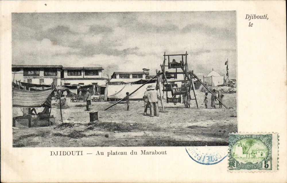 Djibouti — Auf dem Plateau des Marabout — Verlag unbekannt - Vorderseite