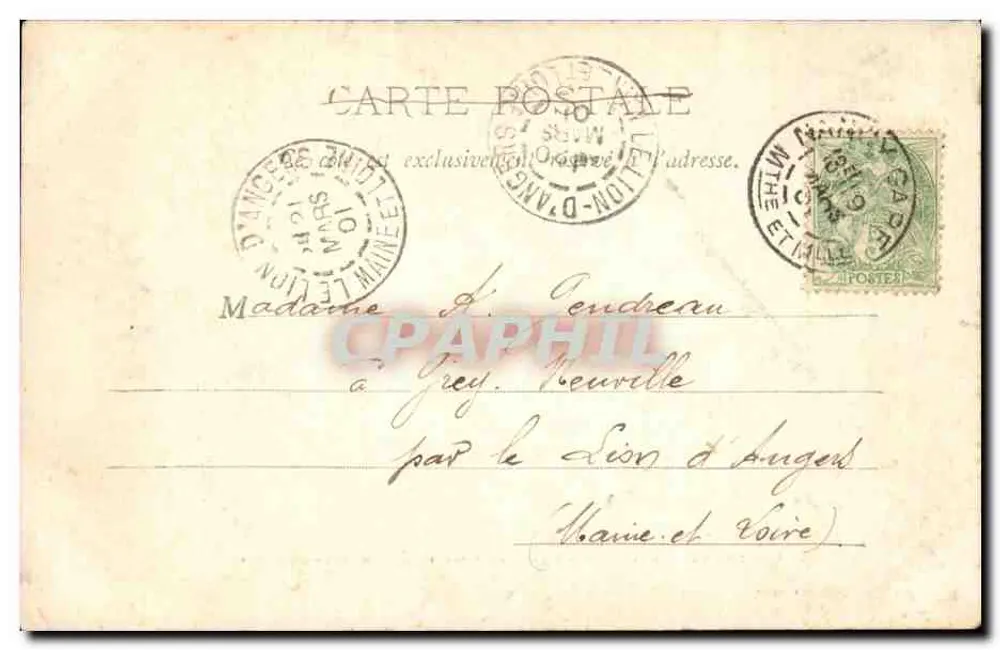 NANCY — Hémicycle de la Carrière — Palais du Gouvernement — Maison des Magasins Réunis, Verleger - Rückseite