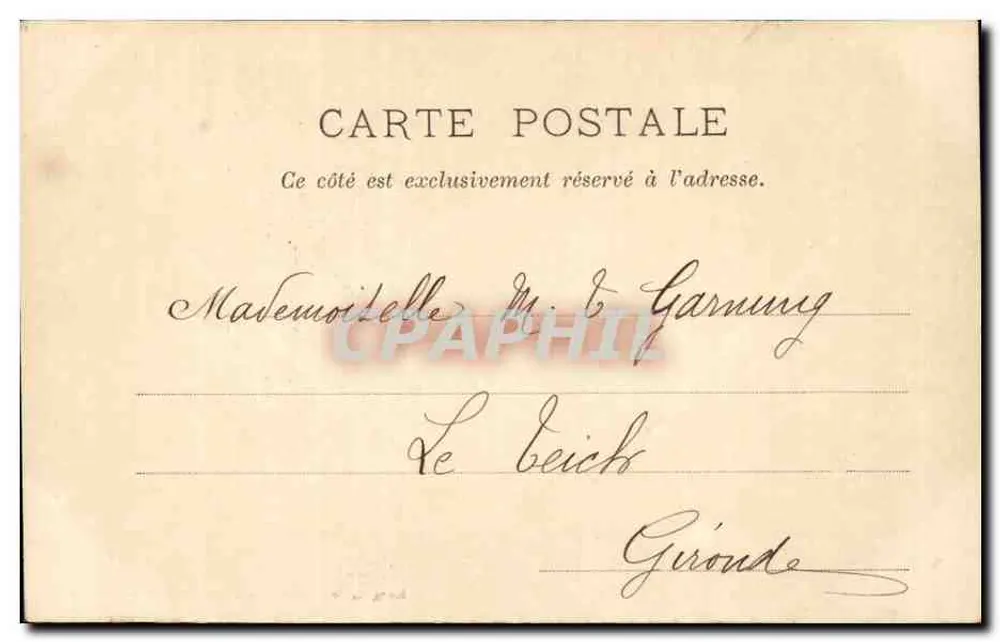 Maler und Modell — Edition Royer et Cie, Nantes — Seriennummer nicht sichtbar - Rückseite