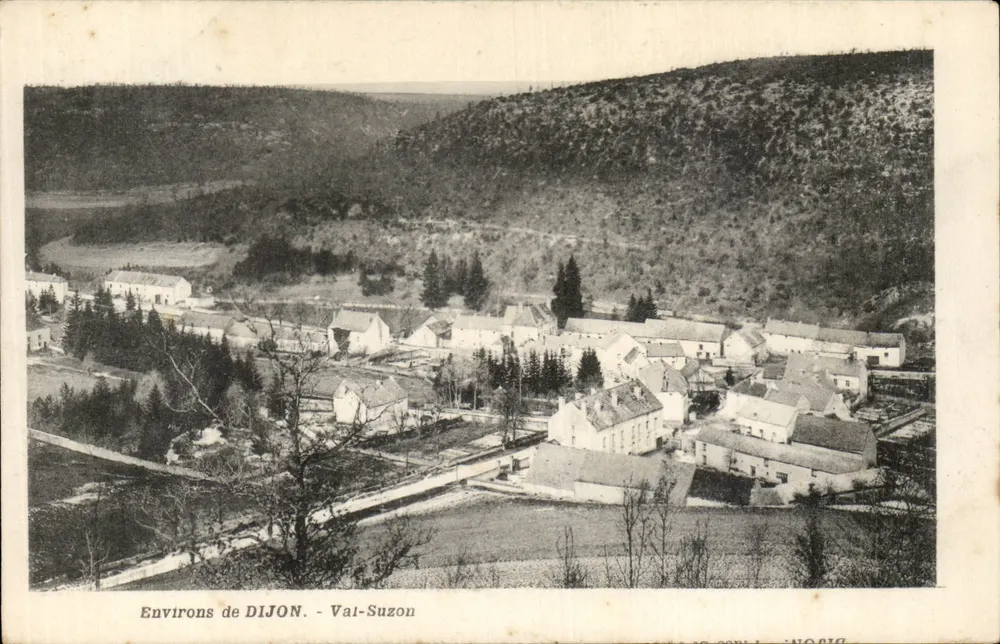 Vall-Suzon — Environs de Dijon — editor NOSIÈRE - Frente