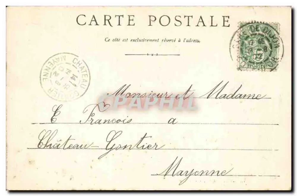 Vall-Suzon — Environs de Dijon — editor NOSIÈRE - Verso