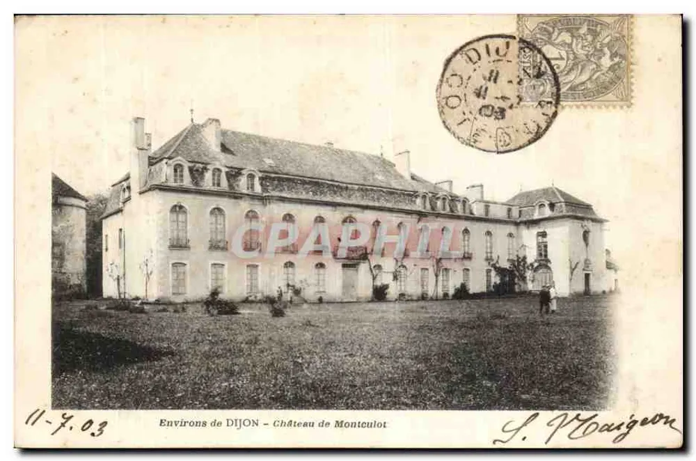Arredores de DIJON — Castelo de Montculot — L. Vlaigeon - Frente