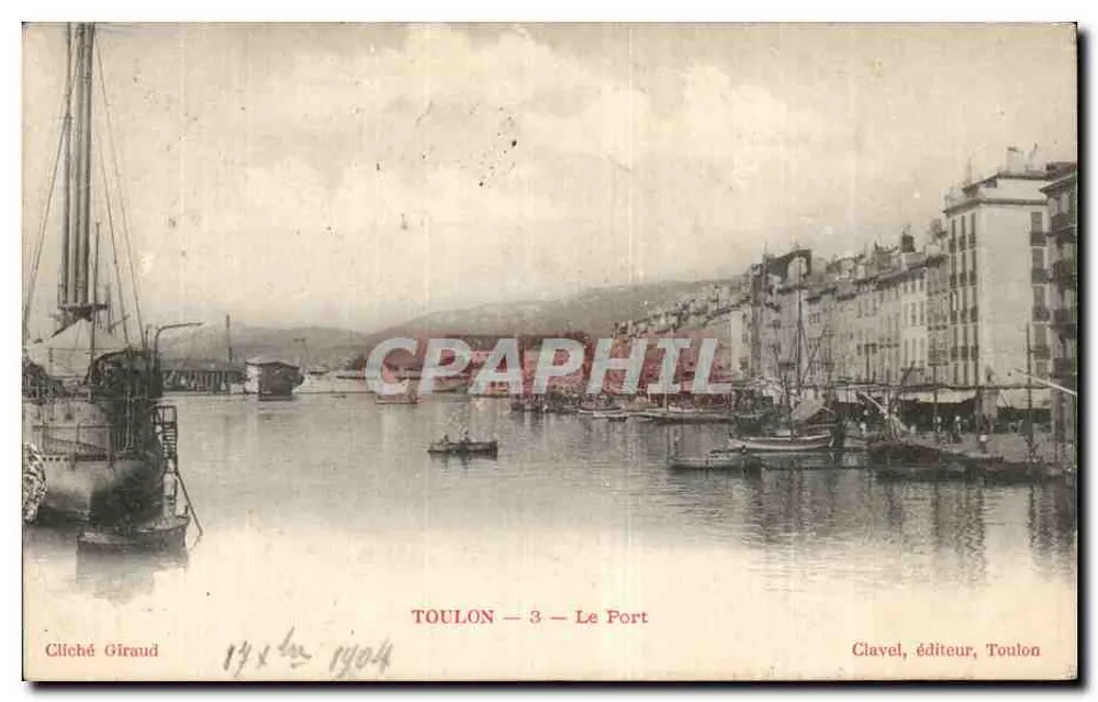 Toulon — O Porto — Clavel, editor, Toulon - Frente