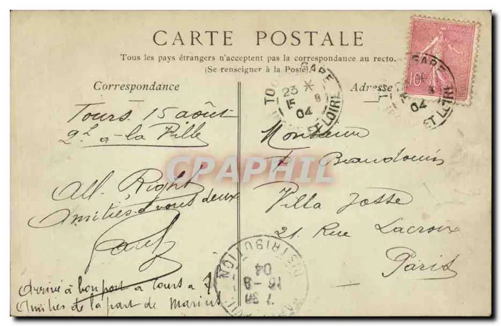 Tours — Vista Geral — G.L.T. - Verso