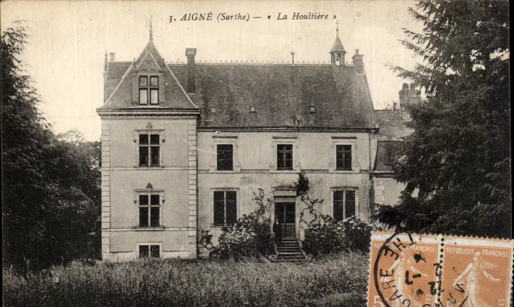 Aigné (Sarthe) — « La Houltière » — editor desconhecido, n°3 - Frente