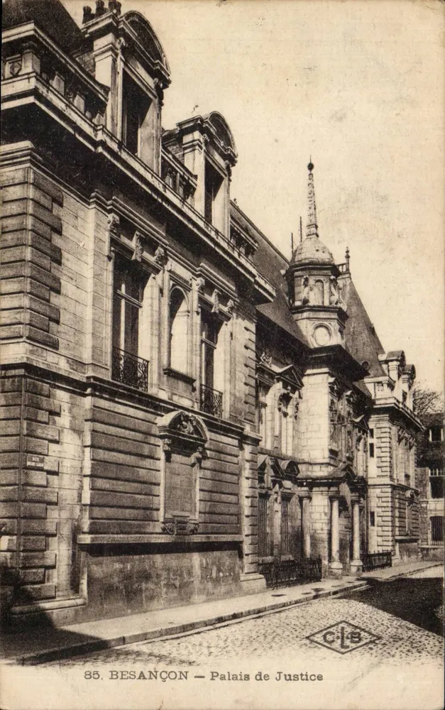 Besançon — Palácio de Justiça — C.L.B. n°85 - Frente