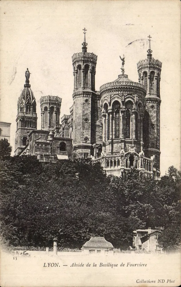 LYON — Abside da Basílica de Fourvière — Collections ND Phot - Frente