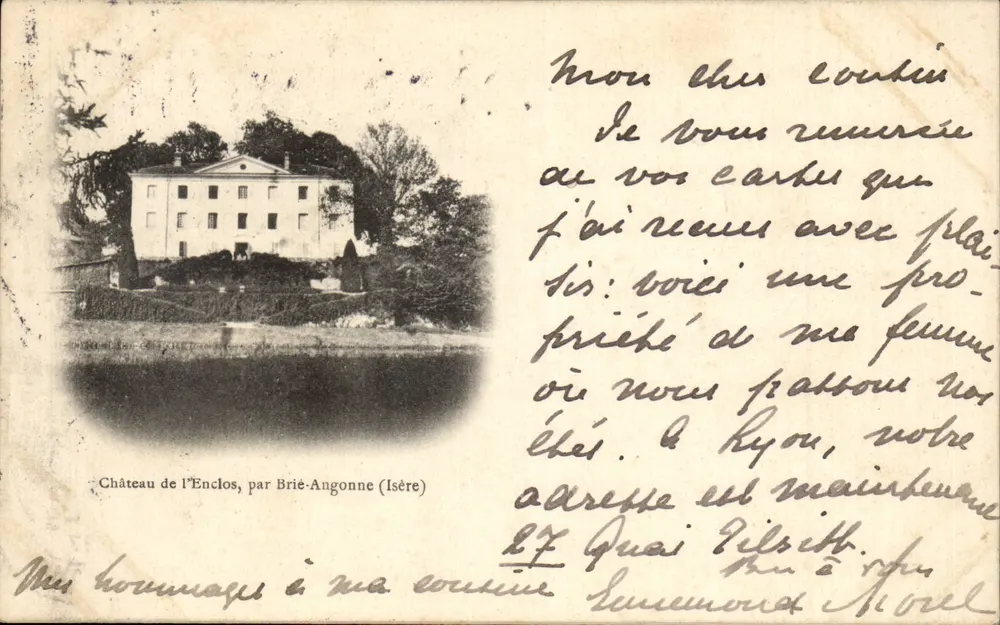 Kasteel van l'Enclos — Brié-Angonne (Isère) — van Brié-Angonne (Isère) - Voorkant