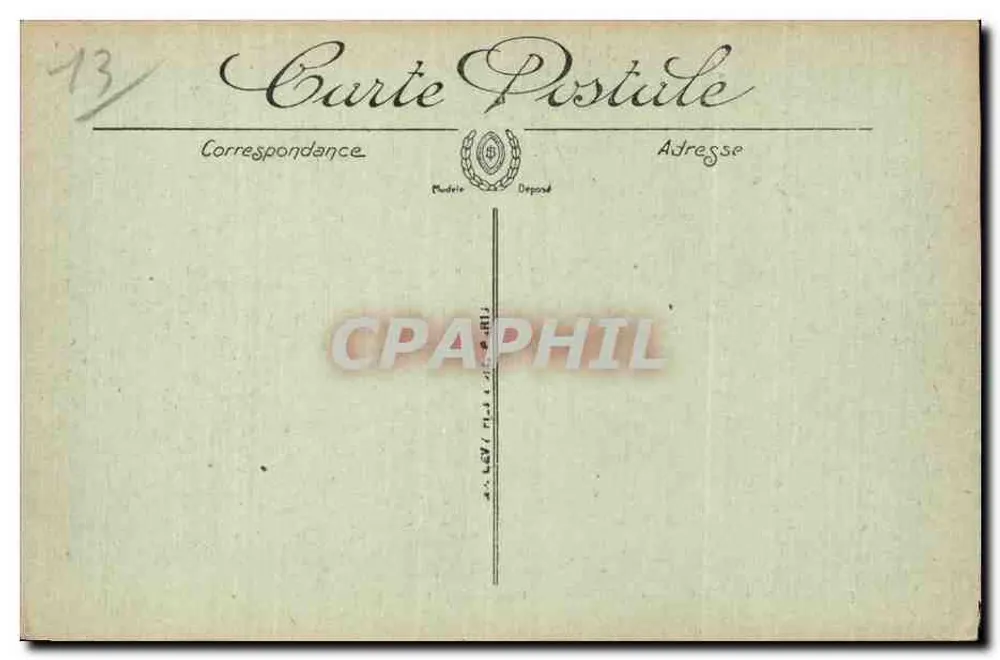 Les Baux — Allgemeine Ansicht vom Plateau de Costa-Pera — I.L. - Rückseite