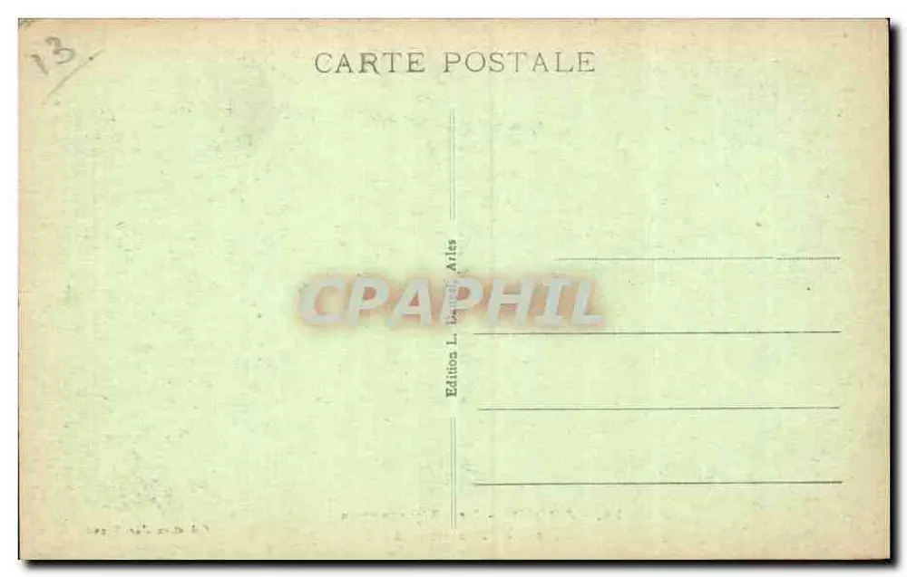 Arles - Les Alyscamps - Allée des Tombesaux — Coleção de Arte Magall - Verso